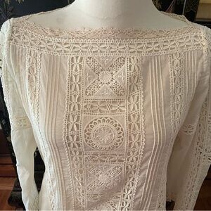 Ralph Lauren Blue Label Cream Lace Top
